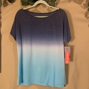 Ombré Blues | Athletic Top | Dri Tech | size S